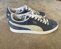 Baskets Puma Suede Classic Blue Indigo / Puma White – 44