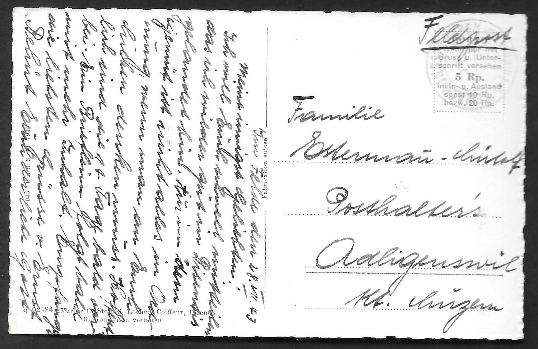 Cartoline postali: Acletta mit Piz Acletta – Usato da Olten venduto da clotaldi 1