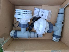 ADAPTER-SET-A FÜR INTEX POOL + 2 X PACKUNG POOL HOSE 70/30