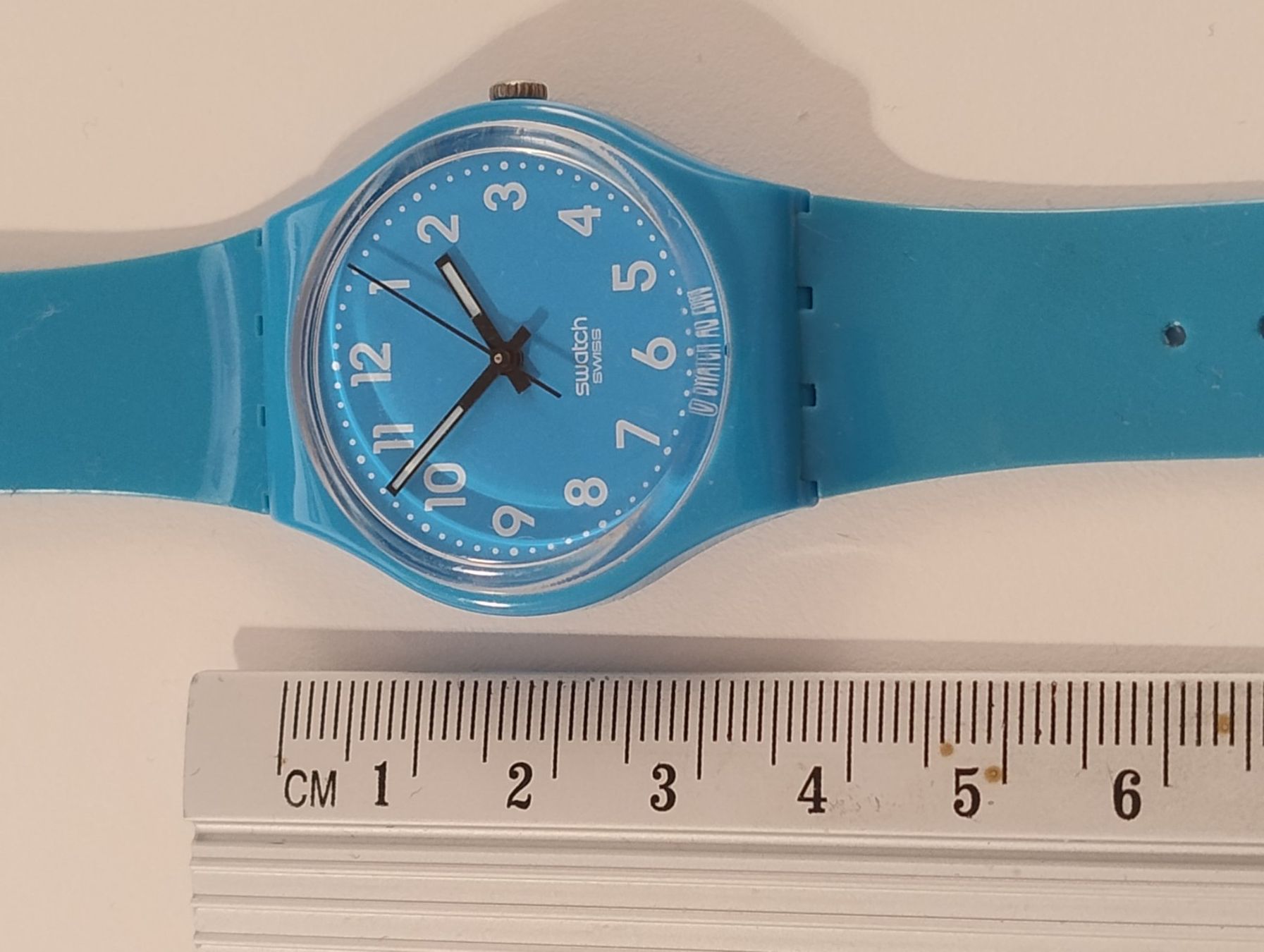 Swatch Orologi: Hellblaue/türkis Swatch – Usato da Hinterkappelen venduto da sonicbits 1