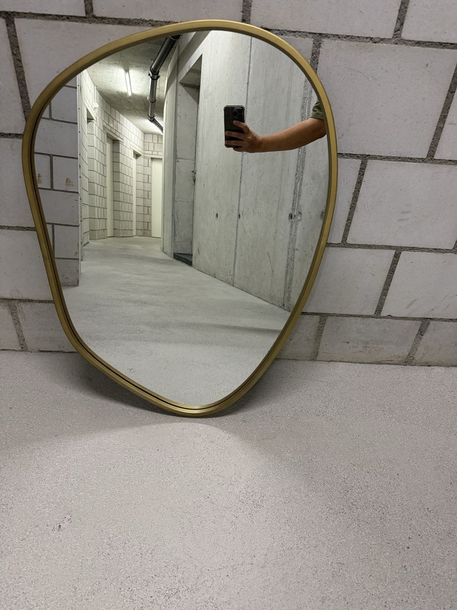 Specchi: Lawrence Grey Wall Mirror Gold Organic Shape – Nuovo (secondo la descrizione) da Zürich venduto da PetiteSeller 5