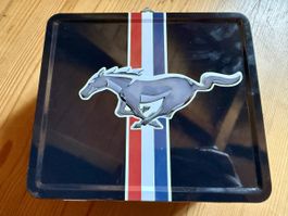 Mustang Lunch Box Tin Metal Case