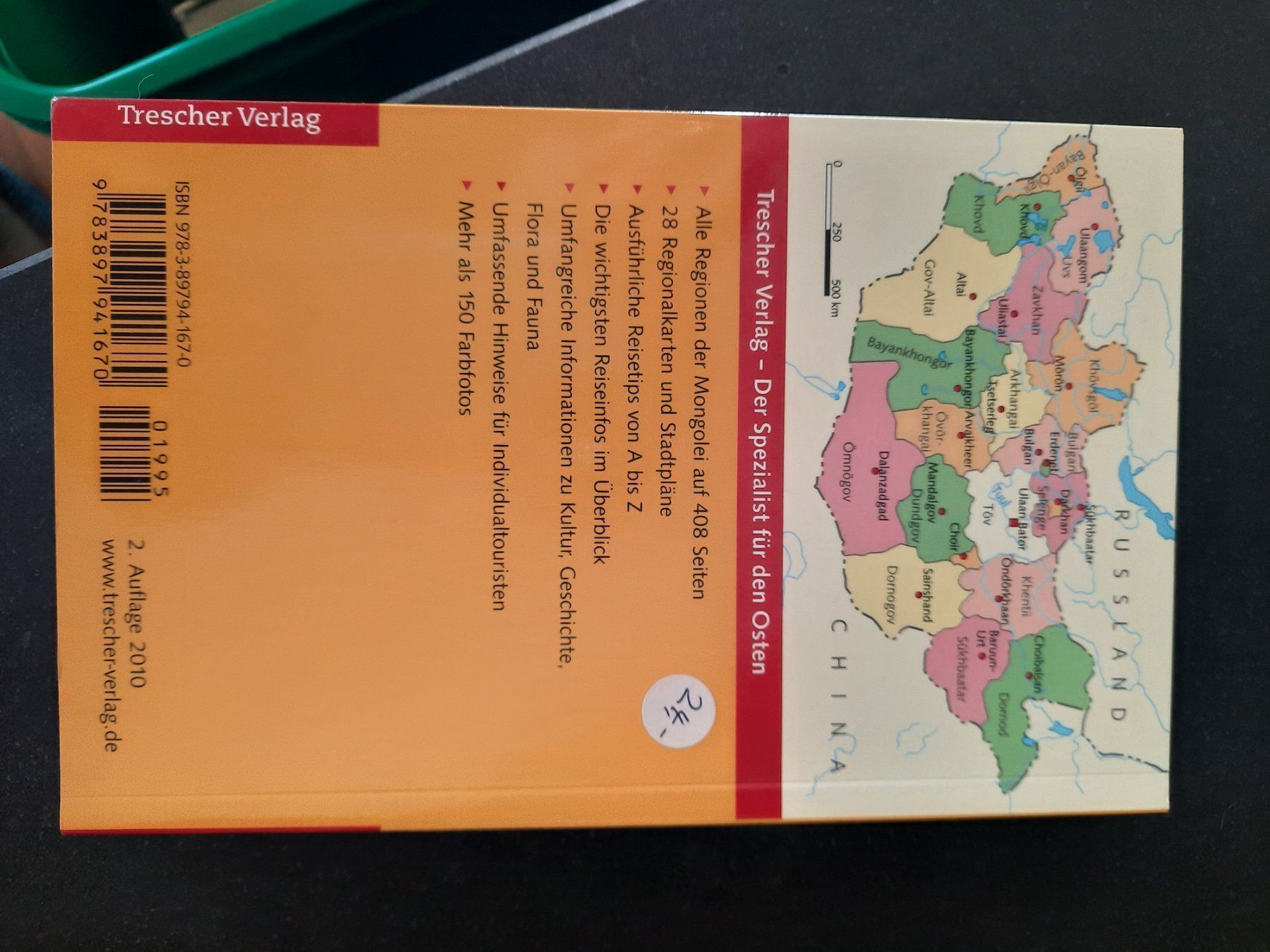 Libri: Reiseführer Mongolei, Trescher, neu – Nuovo (secondo la descrizione) da Niederteufen venduto da Buecherwurm_70 1