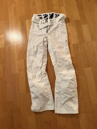 Jet Set White Ski Pants, Size 0