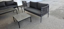 Gartensofa mit Granittisch Ausstellungs Stk.