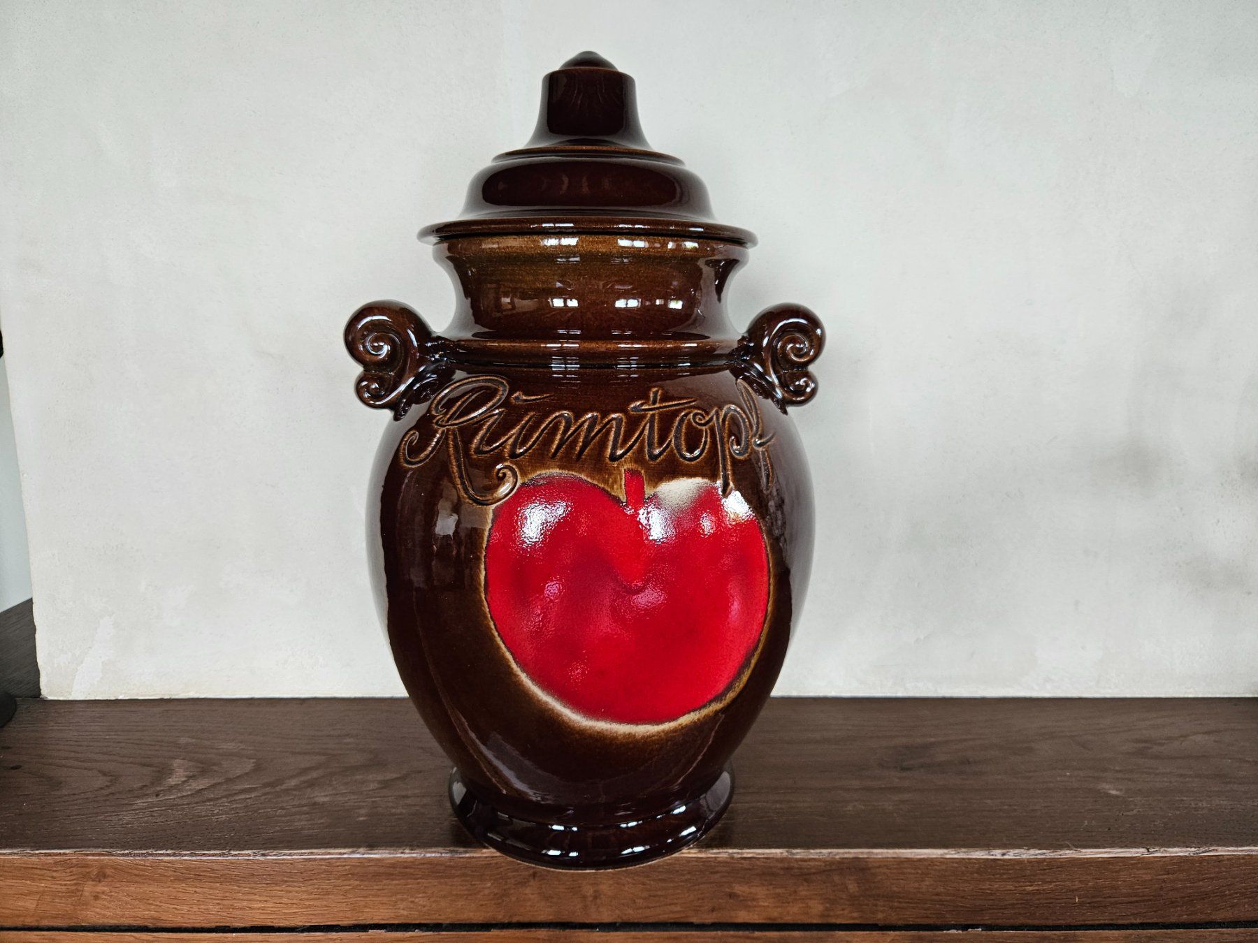 Casseroles: Rumtopf W.Germany - 826-36 - avec décor pomme – D'occasion à Echandens par annegug