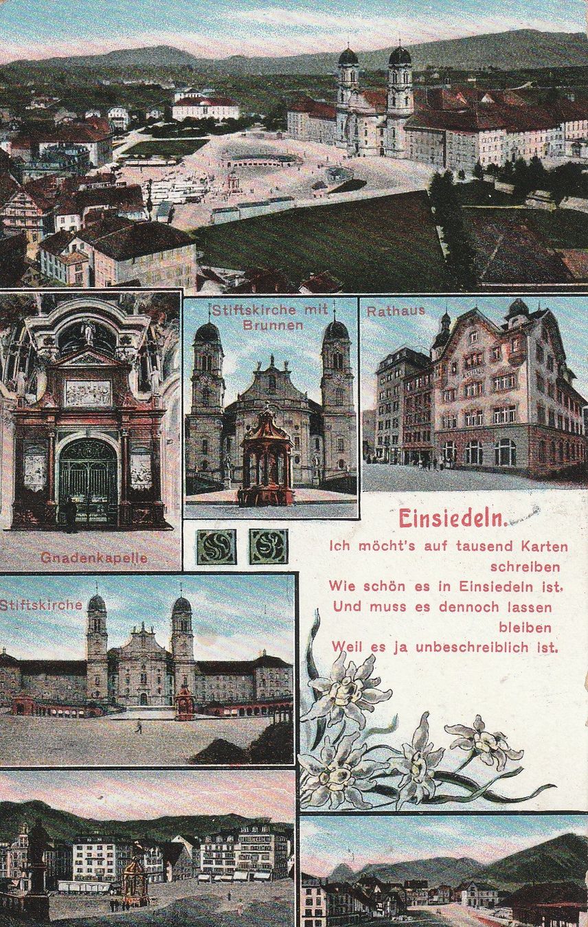 Cartes postales: Kt.Schwyz-Einsiedeln- 1909 – D'occasion à uttwil par Koehlerfred