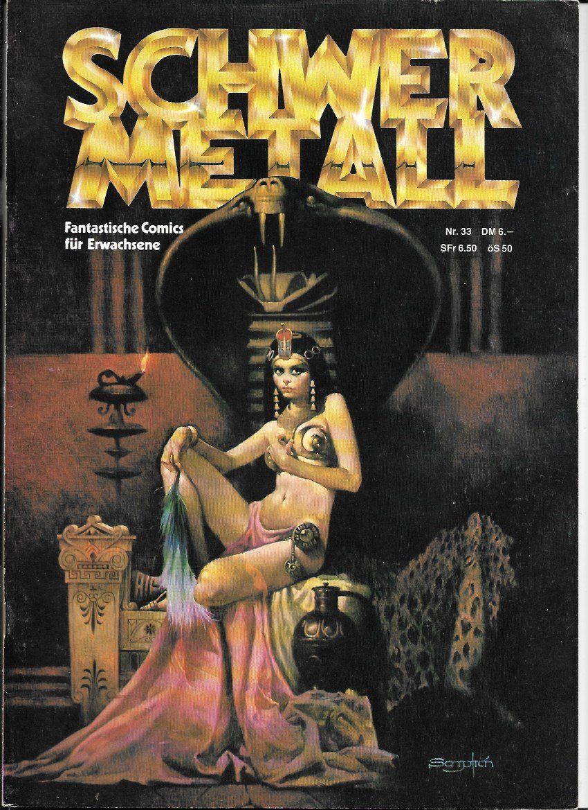 Fumetti: Schwermetall Comic Magazin Nr. 33 1982 - Bilal, Moebius – Usato da Winterthur venduto da Wolfensberg