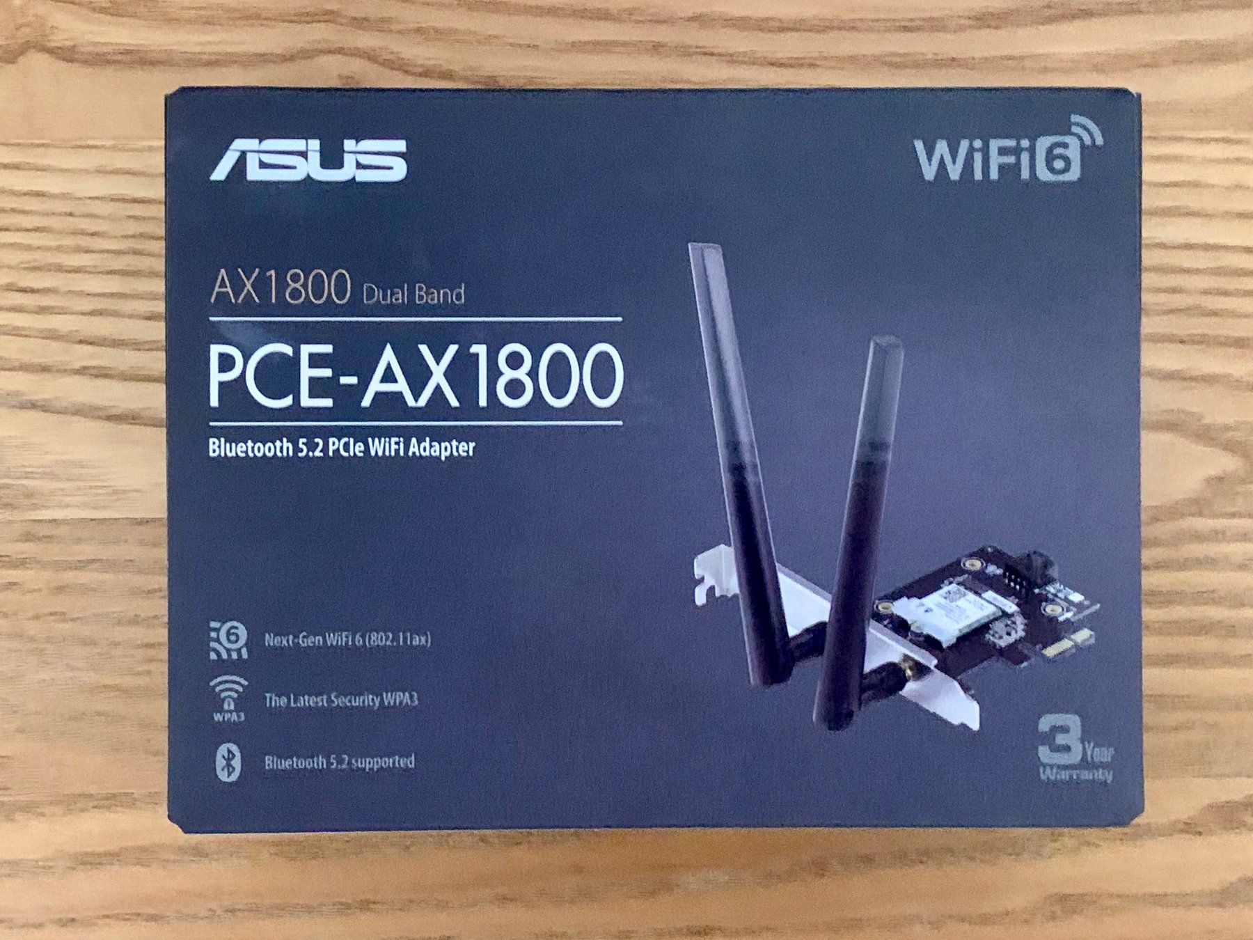 Laufwerke & Adapter: Asus PCE-AX1800 Bluetooth + WiFi Adapter – Gebraucht aus Neuchâtel von shutter_glitch