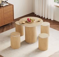 Essgruppe Esstisch Mit 4 Hockern Esszimmer Sitzgruppe Küchen