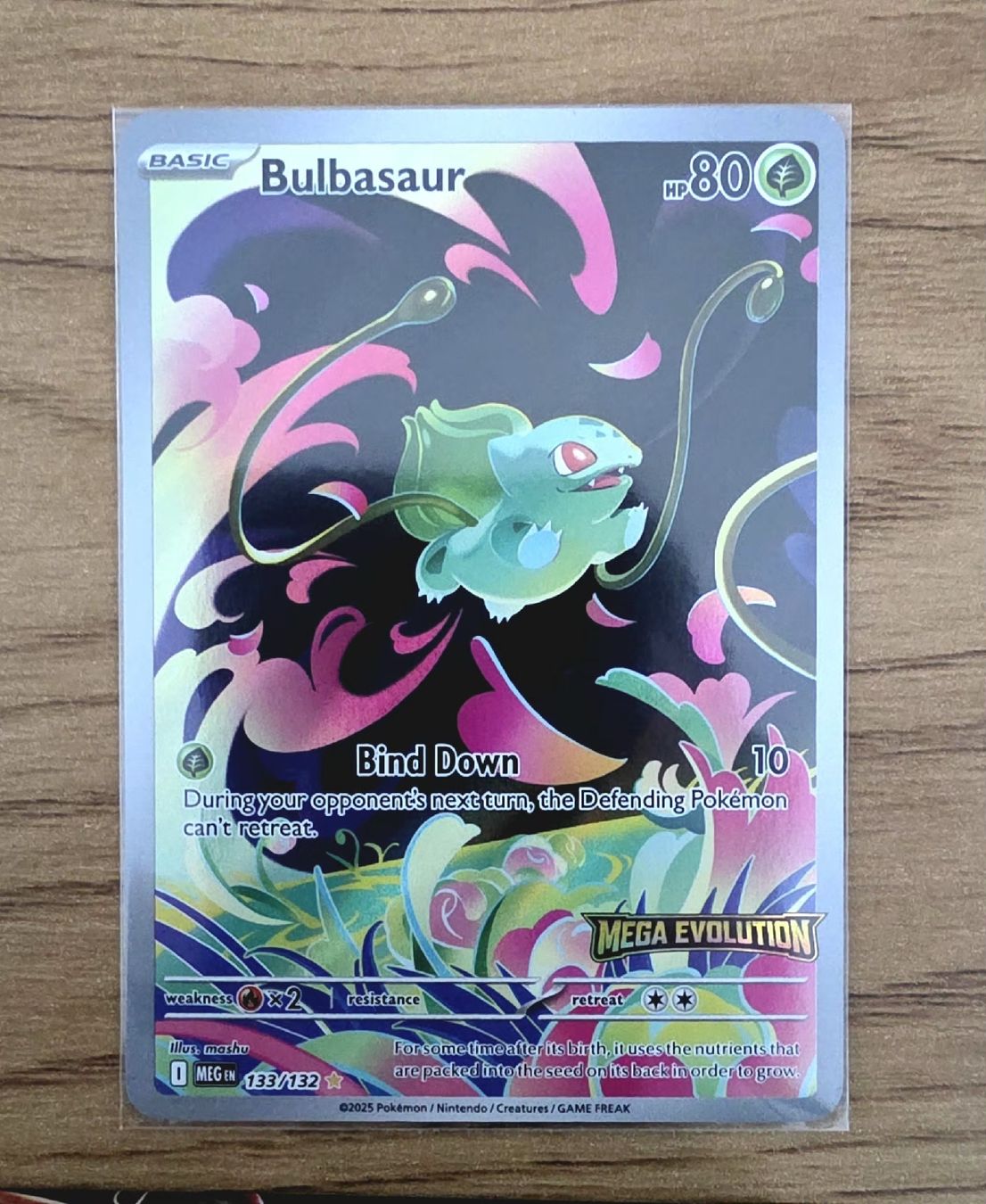 Pokémon Sammelbilder & Trading cards: Pokemon Karte Bisaflor Mega Evolution 133/132  – Neu (gemäss Beschreibung) aus Reinach BL von mik_5ccg
