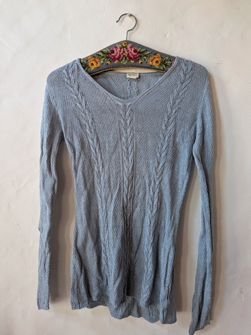 Hessnatur Pulls & Sweat-shirts: Hellblauer Pullover von Hess Natur aus 100% Leinen – D'occasion à Peccia par LillyMarie98