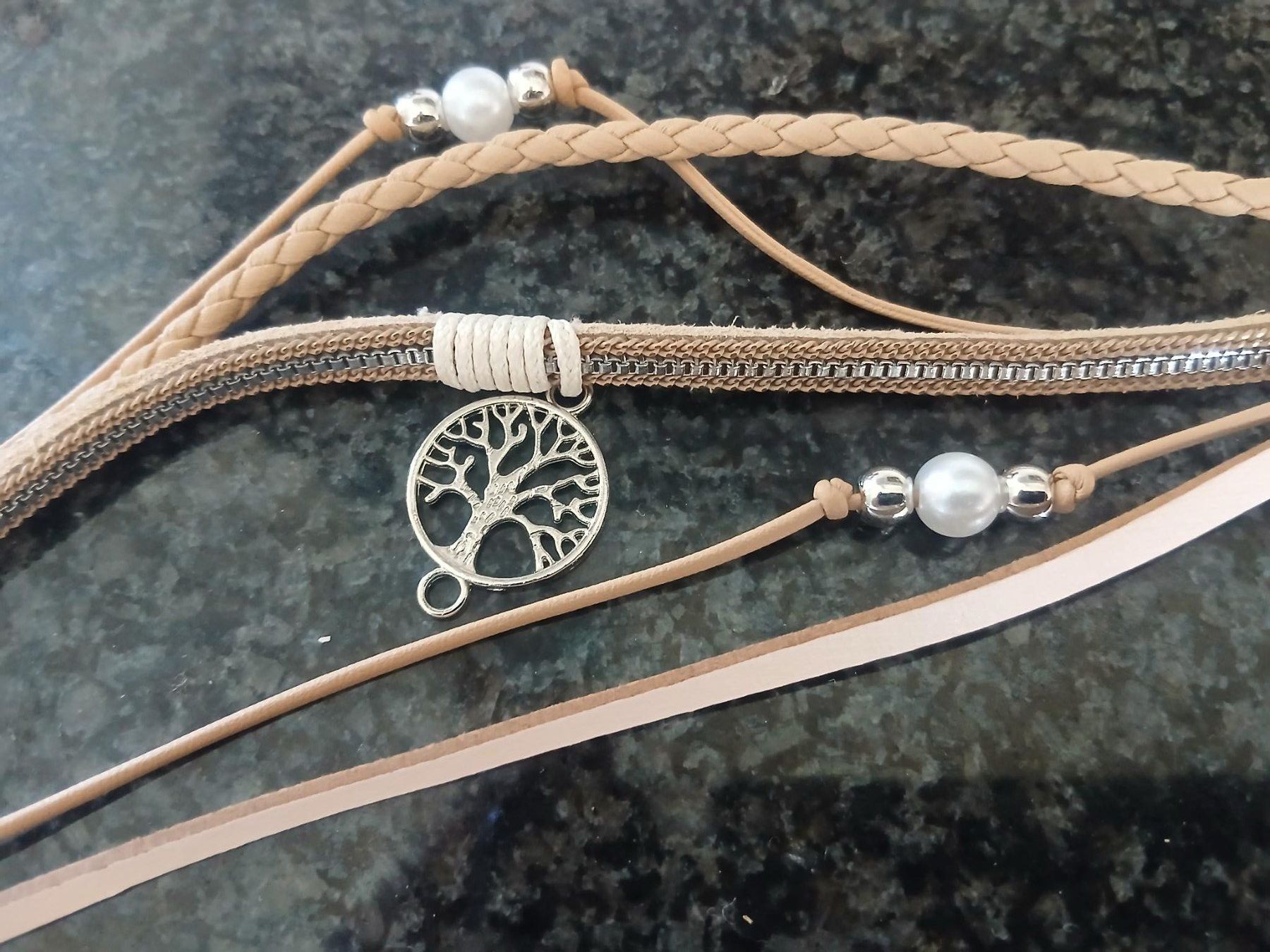 Bracelets: Wickel-Lederarmband – Neuf (Voir description) à Würenlos par Esmeralda74 1