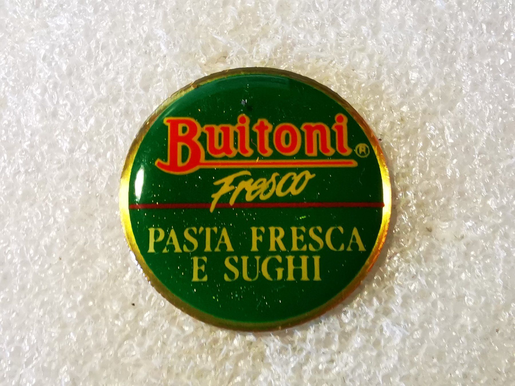 Placchette & Badge: Ansteckpin 74: Buitoni – Usato da Oppligen venduto da Pin-Fall-Shop