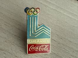 Pin  Coca-Cola Olympia Lake Placid 1980
