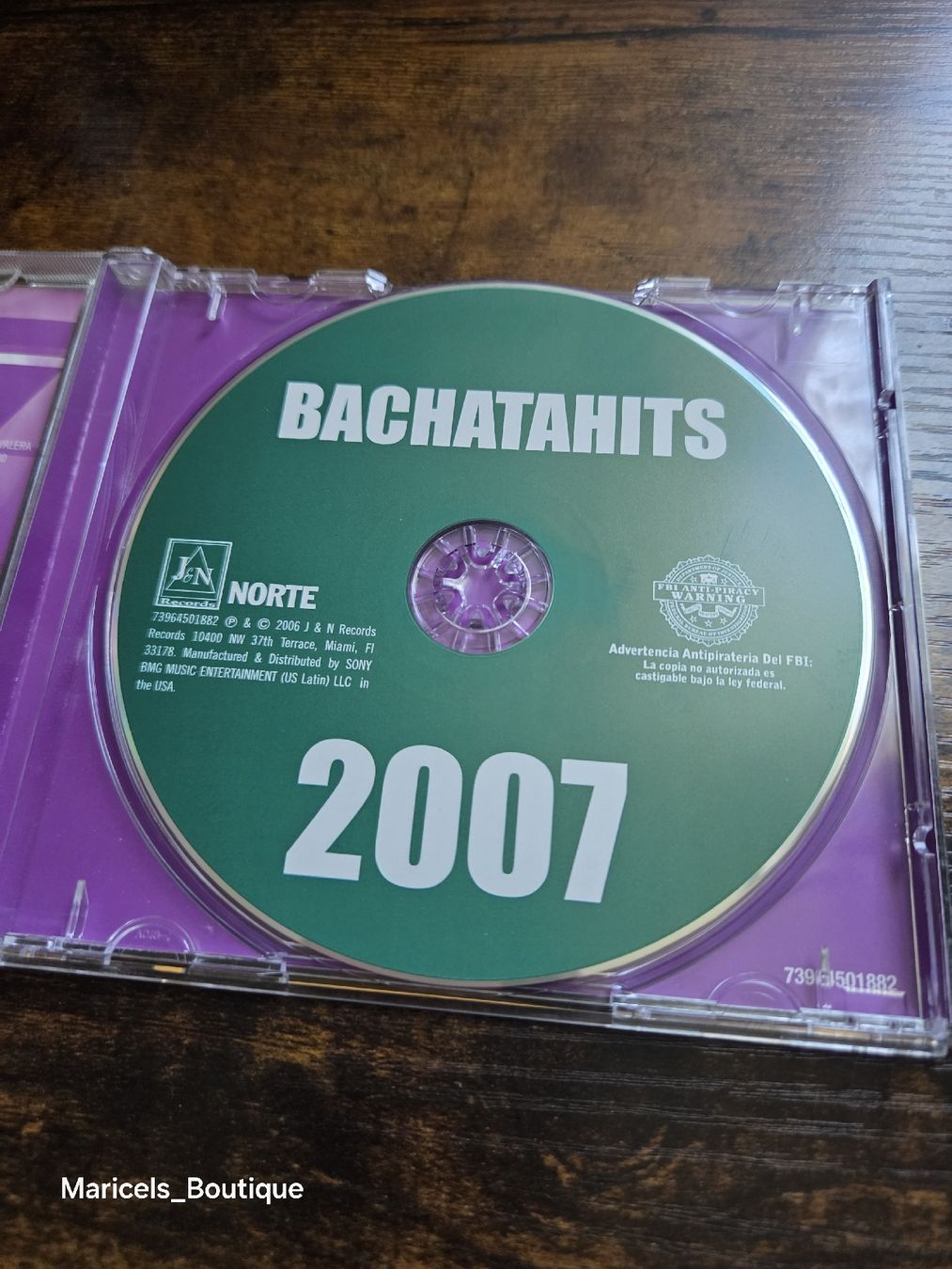 CD: Bachata Hits 2007 CD album used – Usato da Winterthur venduto da Maricels_Boutique 3