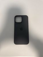 Apple iPhone Silikon Case mit MagSafe grau iPhone 16 Pro Max