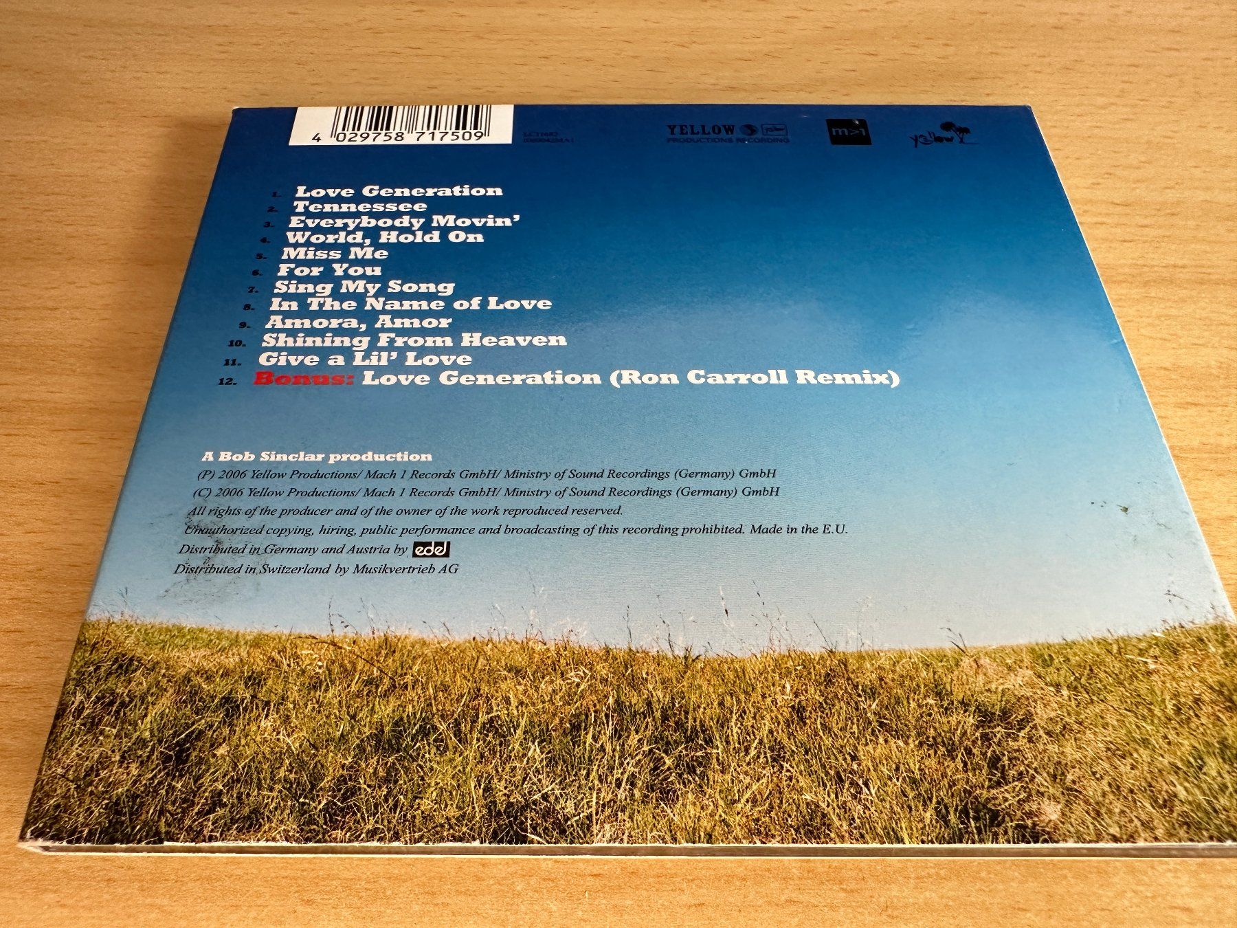 CD: Bob Sinclar – Western Dream – Usato da Rikon im Tösstal venduto da Alpenmutz 1
