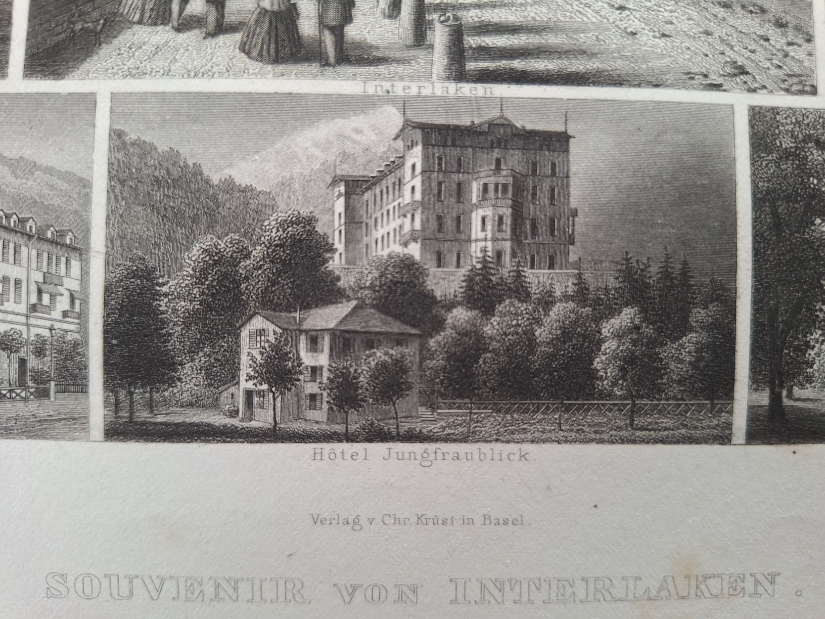 Stiche: INTERLAKEN  2 gravures – Gebraucht aus Bevaix von bohrap 1
