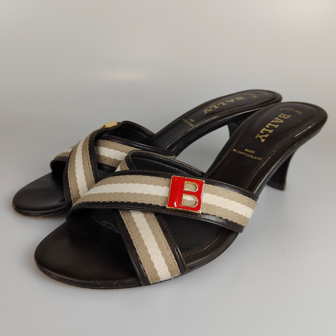 Bally Scarpe da donna: Bally Sandalette / Pantolette, Gr. 38 – Usato da Villmergen venduto da Czuesi 1