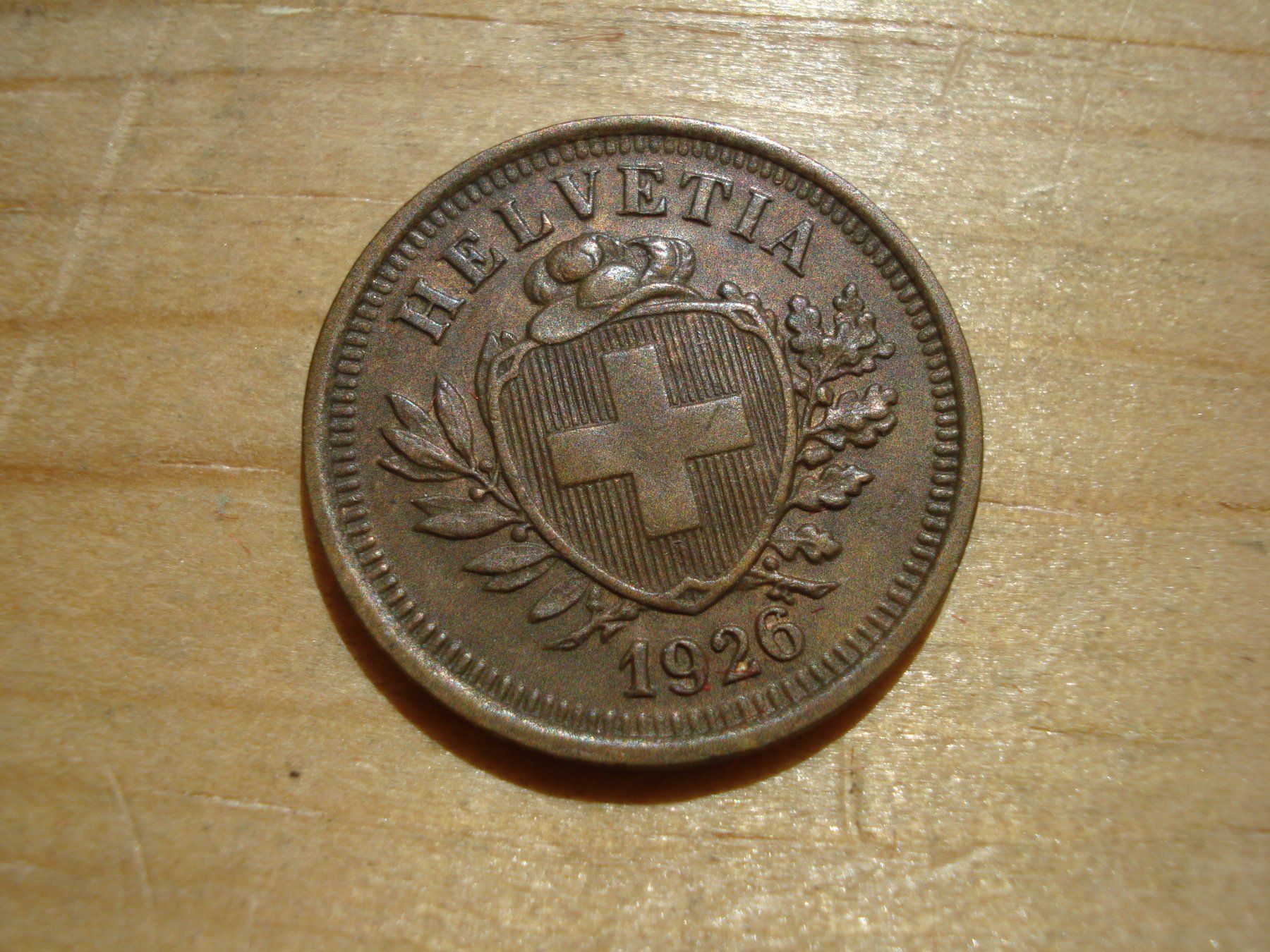 Tutti le monete: (N2) 1 Rappen 1926 – Usato da Erlach venduto da Net-Coins