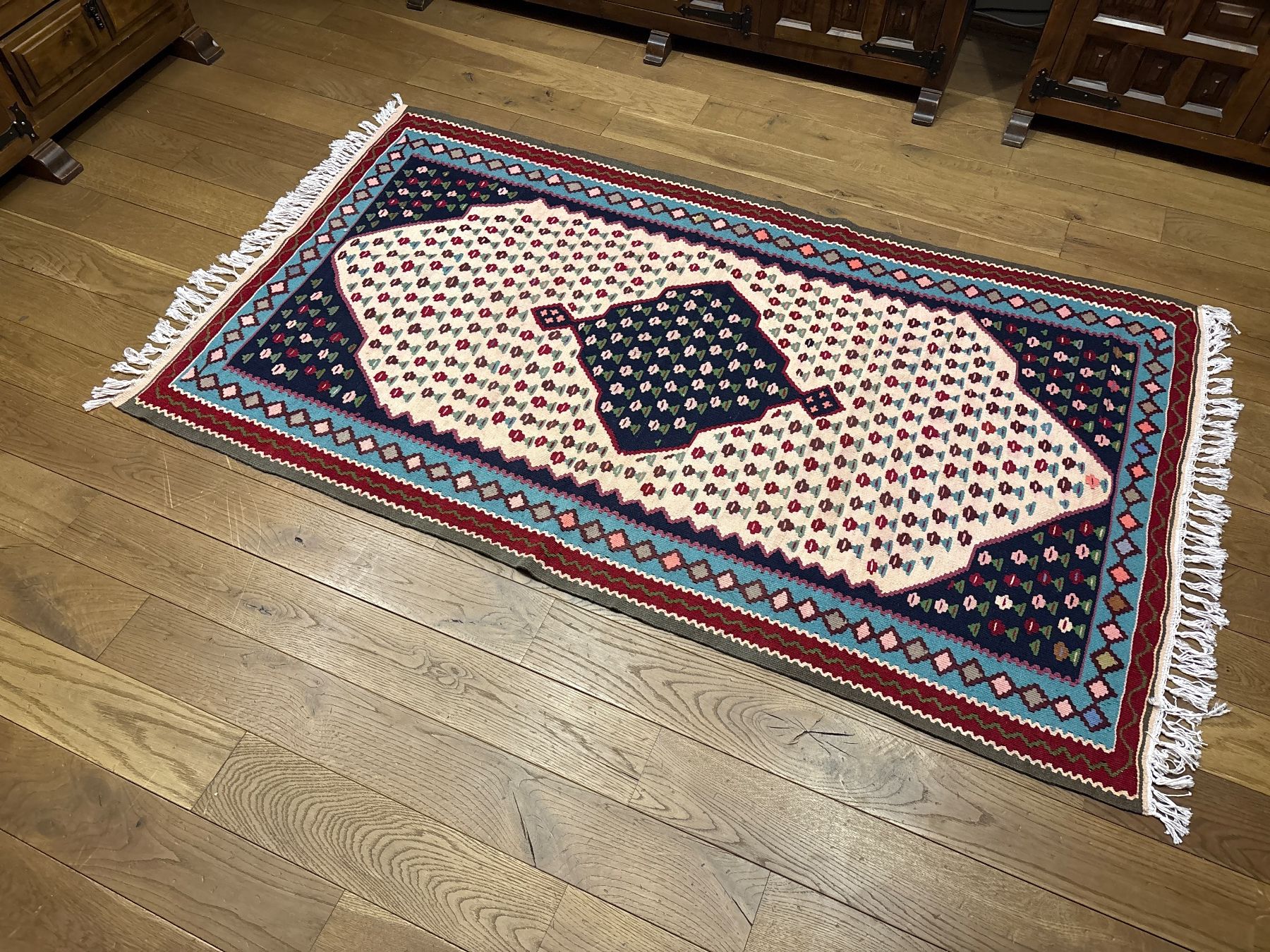 Tappeti: Kelim modern Orientteppich Teppich 174x99 – Usato da Bennau venduto da Mayer_Carpets 4
