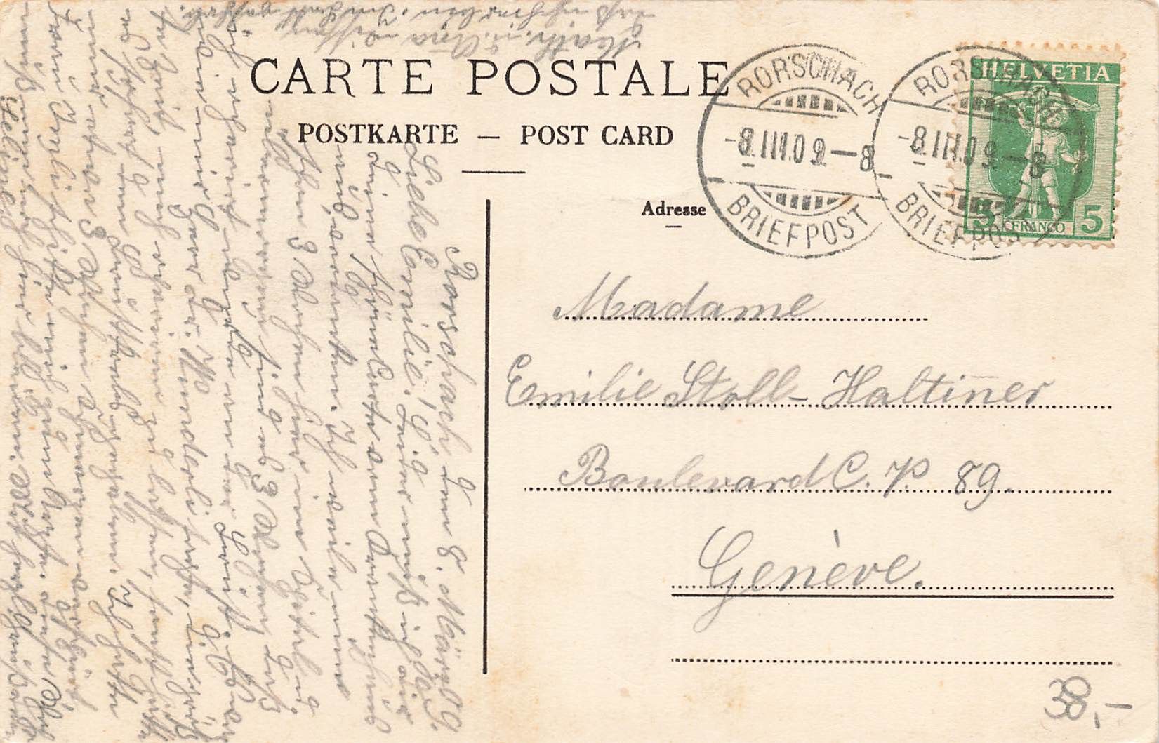 Cartes postales: Rorschach SG Krankenhaus – D'occasion à Biasca par Blenio71 1