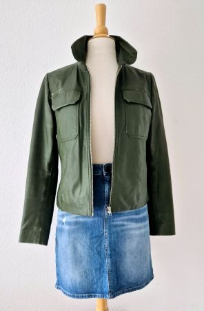 JEANSROCK ROCK JUPE JEANS 42 L HALLHUBER,  TOP ZU JACKE