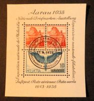 CH Nat.Briefmarkenausstellung-Aarau 1938