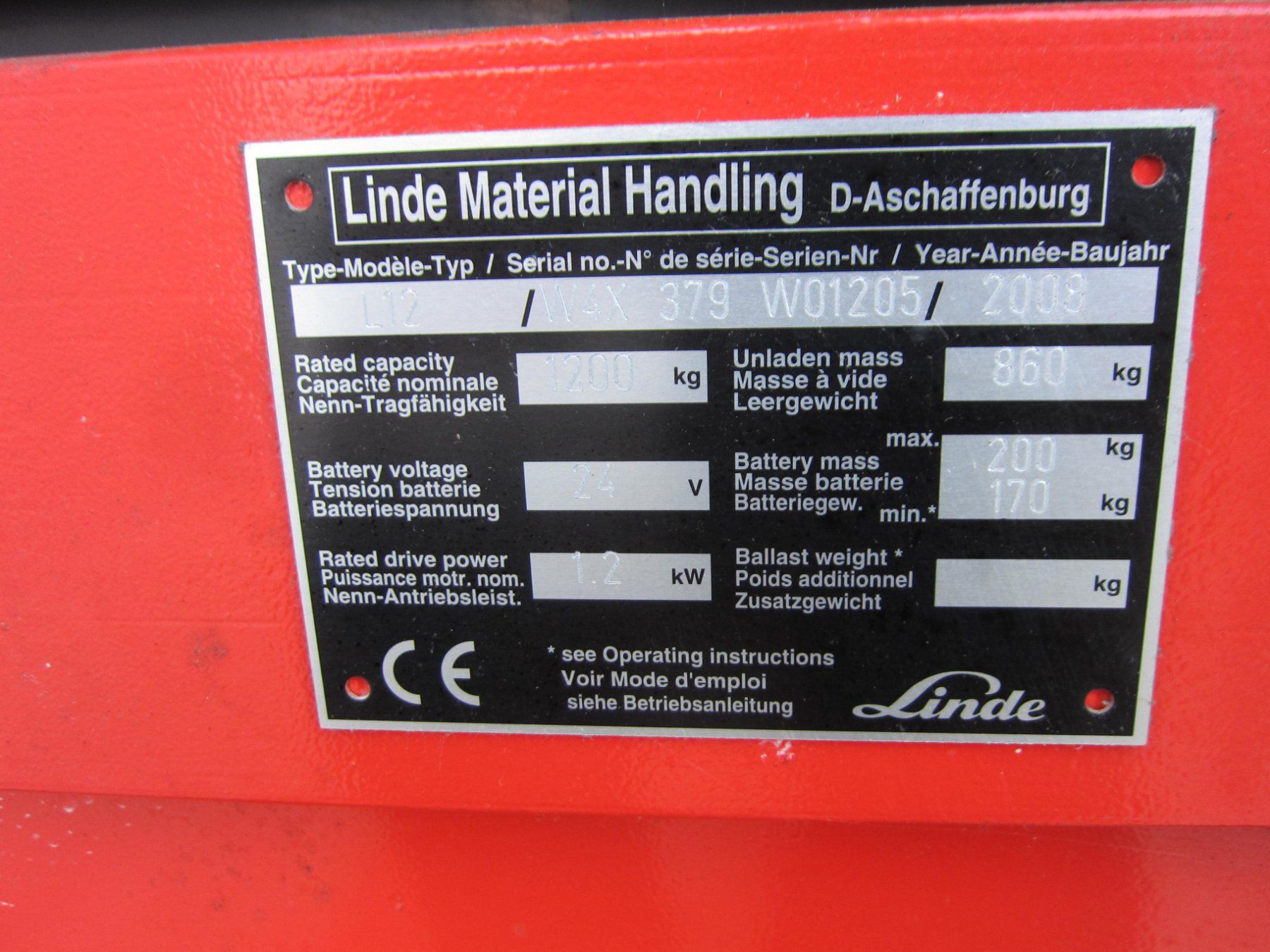 Linde Carrelli elevatori e a forche: Ameise, Deichselstapler max. 1200kg, 4.20m Triplex, Batt.neu – Usato da Hämikon venduto da Hochstapler99 8