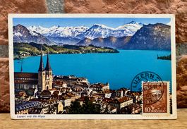 1932 Luzern und die Alpen - Vierwaldstättersee