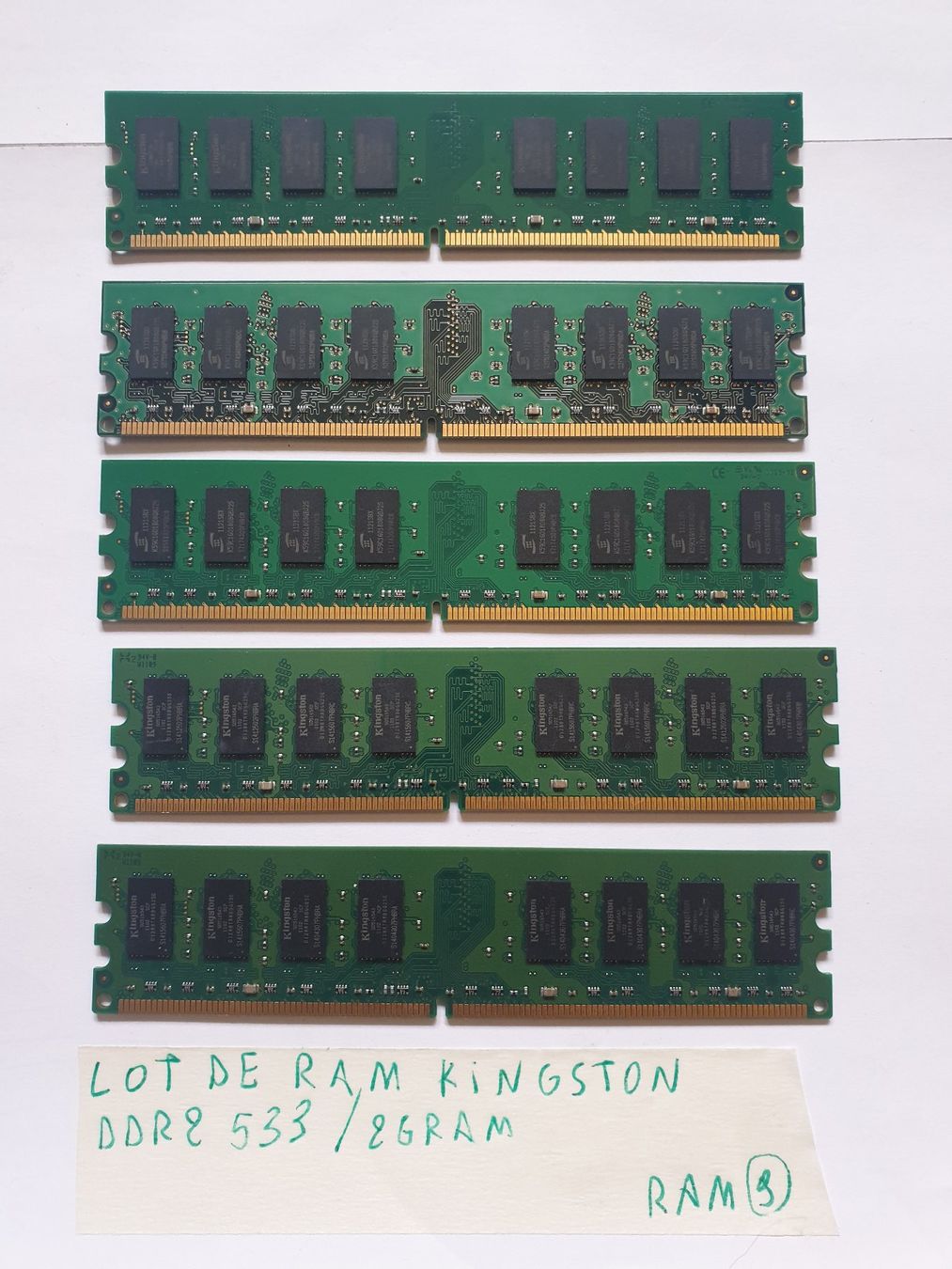 Corsair Mémoires / RAM: RAM Kingston DDR2 / 533 / 2Gram – D'occasion à Moudon par Amaroli7 1