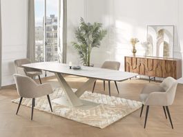 eleganter und moderner Esstisch ausziehbar, 6 -10 Personen