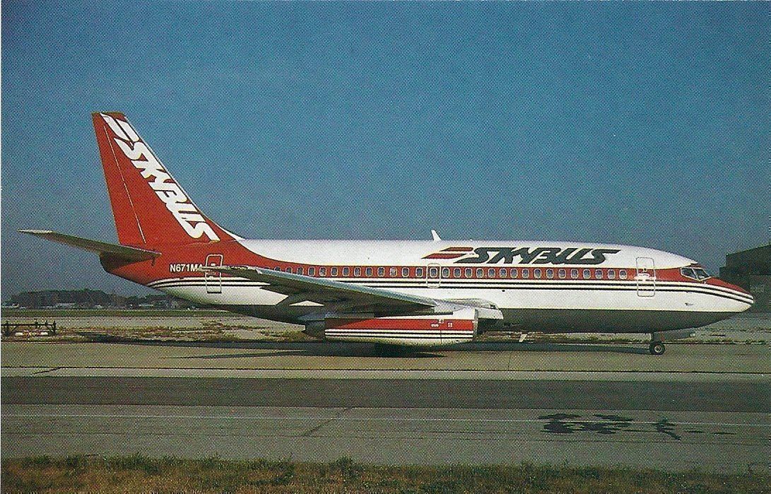 Cartes postales: Skybus B737-2X6C – Neuf avec emballage d'origine à Thun par Abigboss