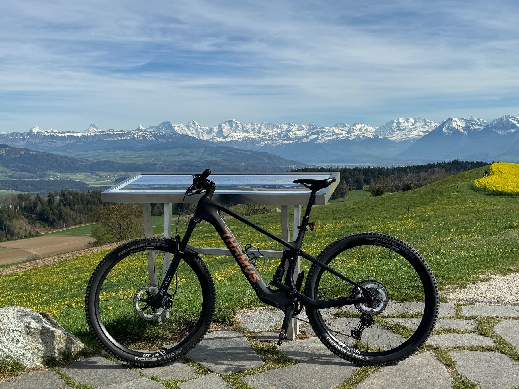 Thömus Biciclette: Thömus Lightrider E Ultimate L schwarz XT 1x12 – Usato da Münsingen venduto da STAUFFER-82