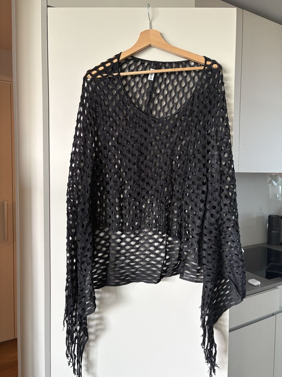 Altro in Moda donna: Pain de Sucre Poncho mit Lochmuster – Usato da Bern venduto da Sabischu 1