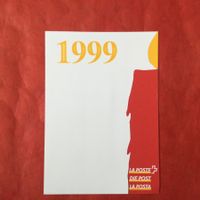 Offizielle Glückwunschkarte der PTT Nr. 34 1999 mit 4er 962