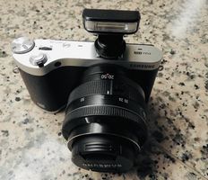 Samsung NX300 with lens