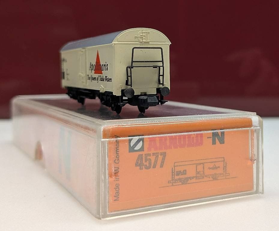Arnold Modelleisenbahnen: Spur N Kühlwagen "Apollinaris" – Gebraucht aus Reinach BL von angus74 3