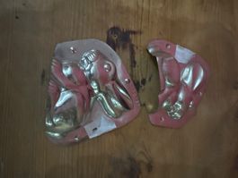 - Ancien moule chocolat lapin schokoladenform 10cm
