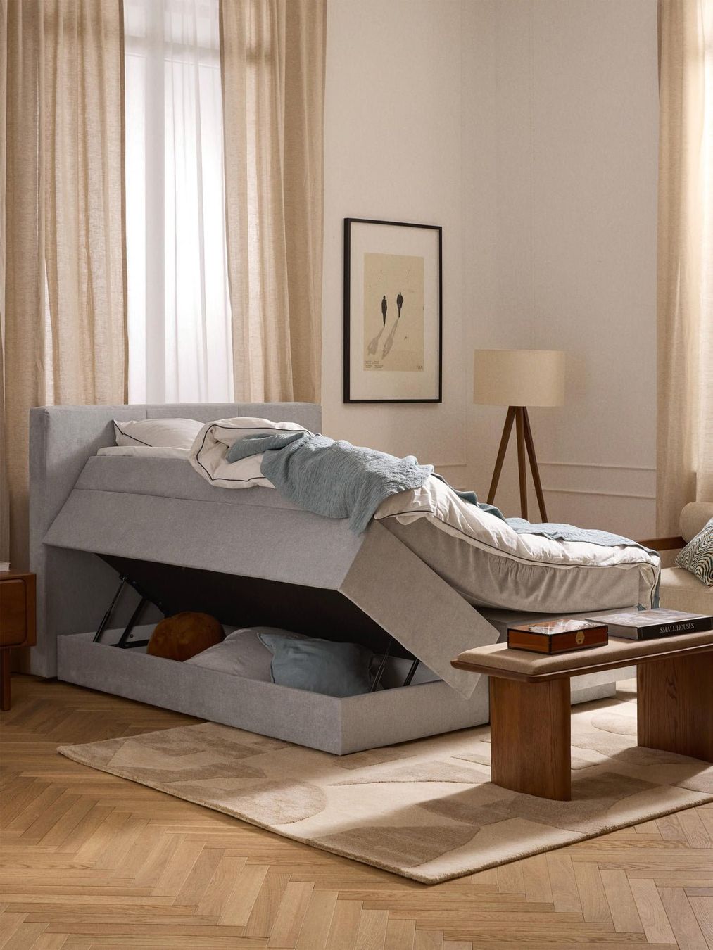 Westwing Letti: Boxspringbett Oberon mit Stauraum  Westwing CHF 2699-55% – Usato da Otelfingen venduto da Yvonne_Outlet 5