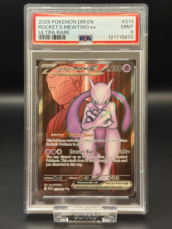 2025 DESTINED RIVALS TEAM ROCKET'S MEWTWO EX PSA 9 🔥🔥🔥 (Gebraucht) in ...