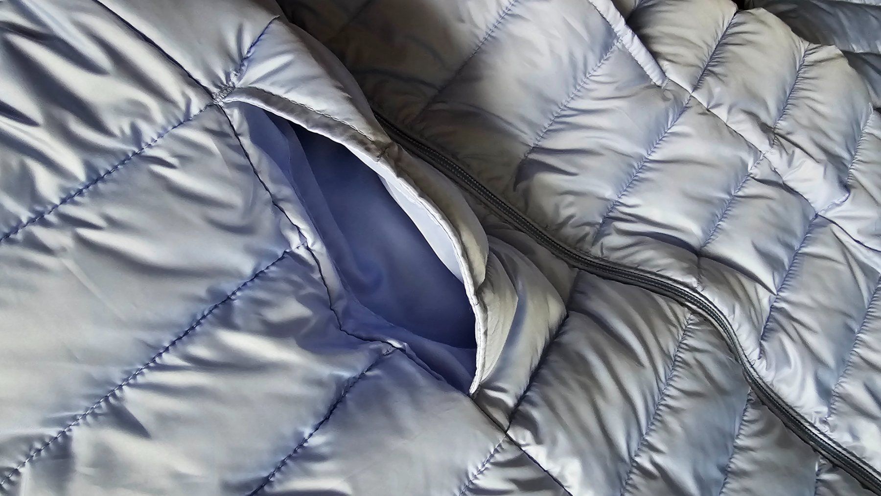 Zebra Jacken: Doudoune bleu ciel - Zebra - Taille L – Defekt aus Court von Jovi2 7