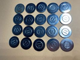20 Mini Cars Euro Cars Jetons