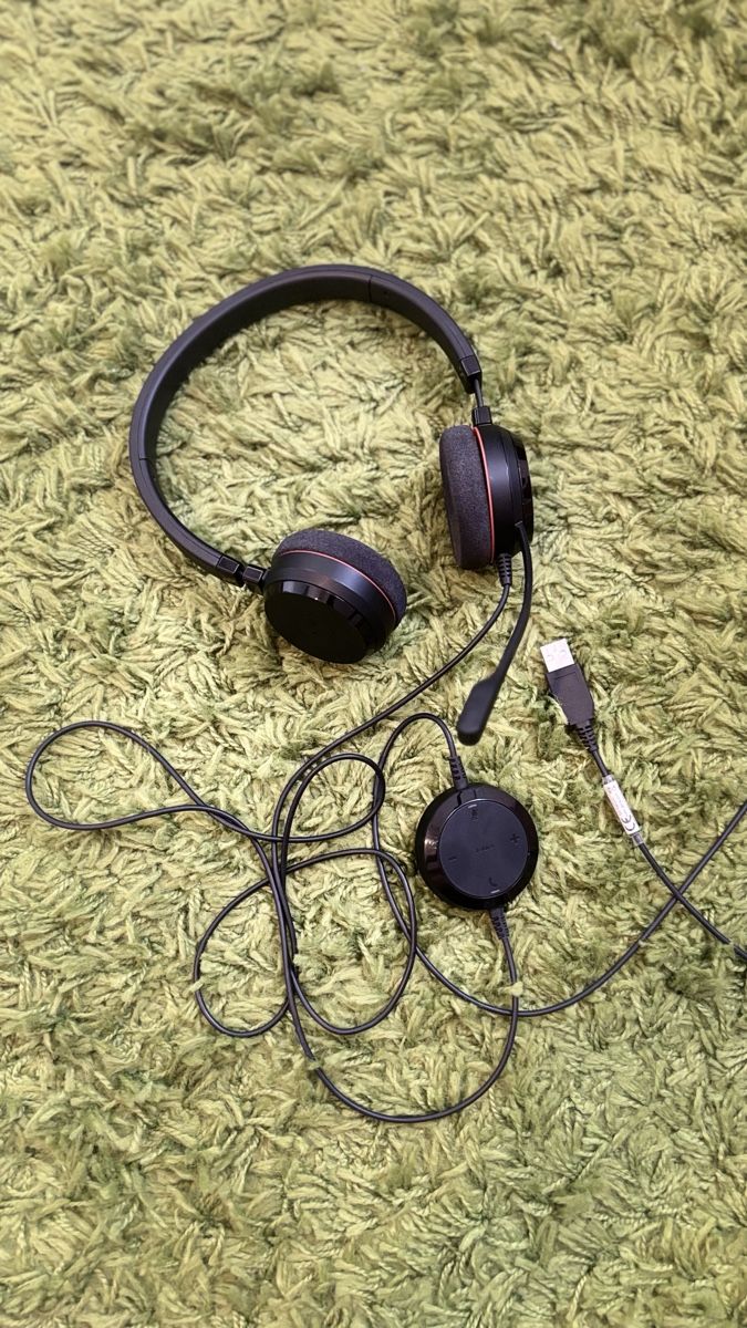 Jabra Cuffie: Headset mit Mikrofon USB schwarz gebraucht – Usato da Oberengstringen venduto da ann_ddh2