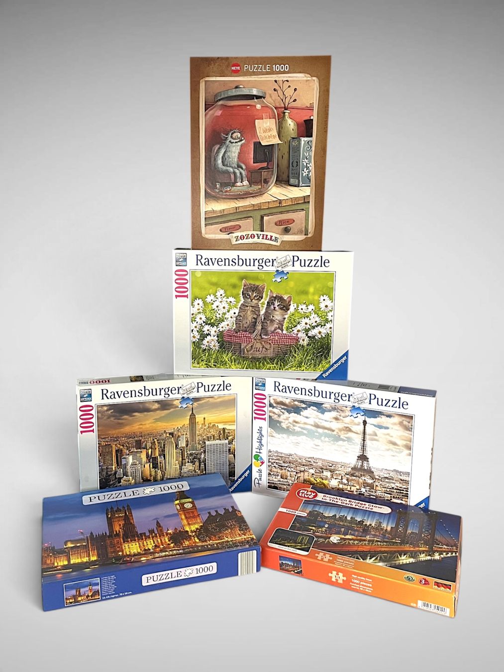 Puzzles: 6er Paket Puzzles 1000 Teile – Gebraucht aus Biberstein von rwu_nw9r