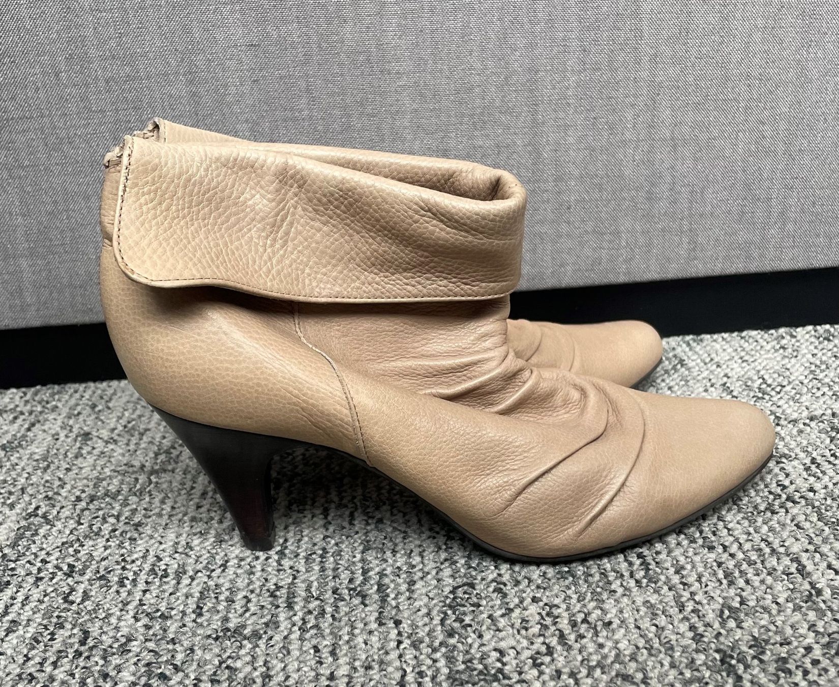 Buffalo Scarpe da donna: Buffalo Stiefeletten Beige, Leder – Usato da Zürich venduto da gab_8ybb 2