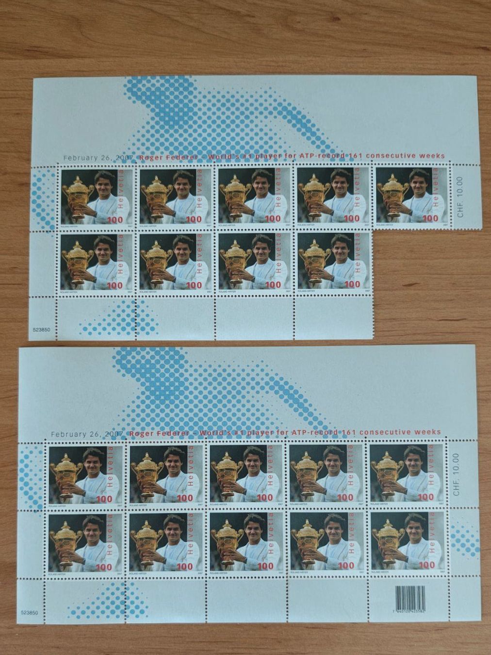Tous les timbres: Roger Federer Briefmarken – Neuf (Voir description) à Lenzburg par Johnnyst