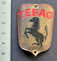 Tebag Pferd Motiv Steuerkopfschild Velo Vintage