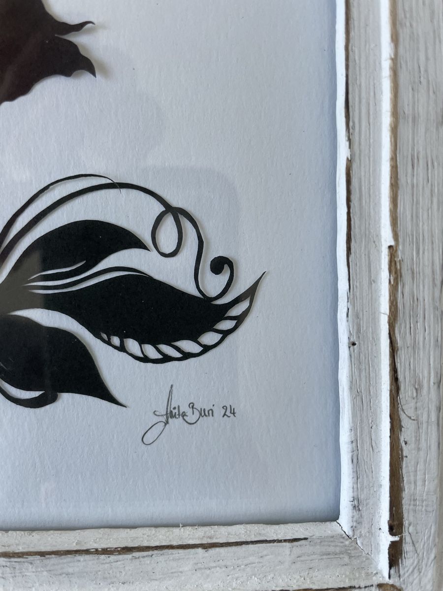 Grafiken & Lithographien: Scherenschnitt von Anita Buri – Neu (gemäss Beschreibung) aus Konolfingen von Bern-75 3